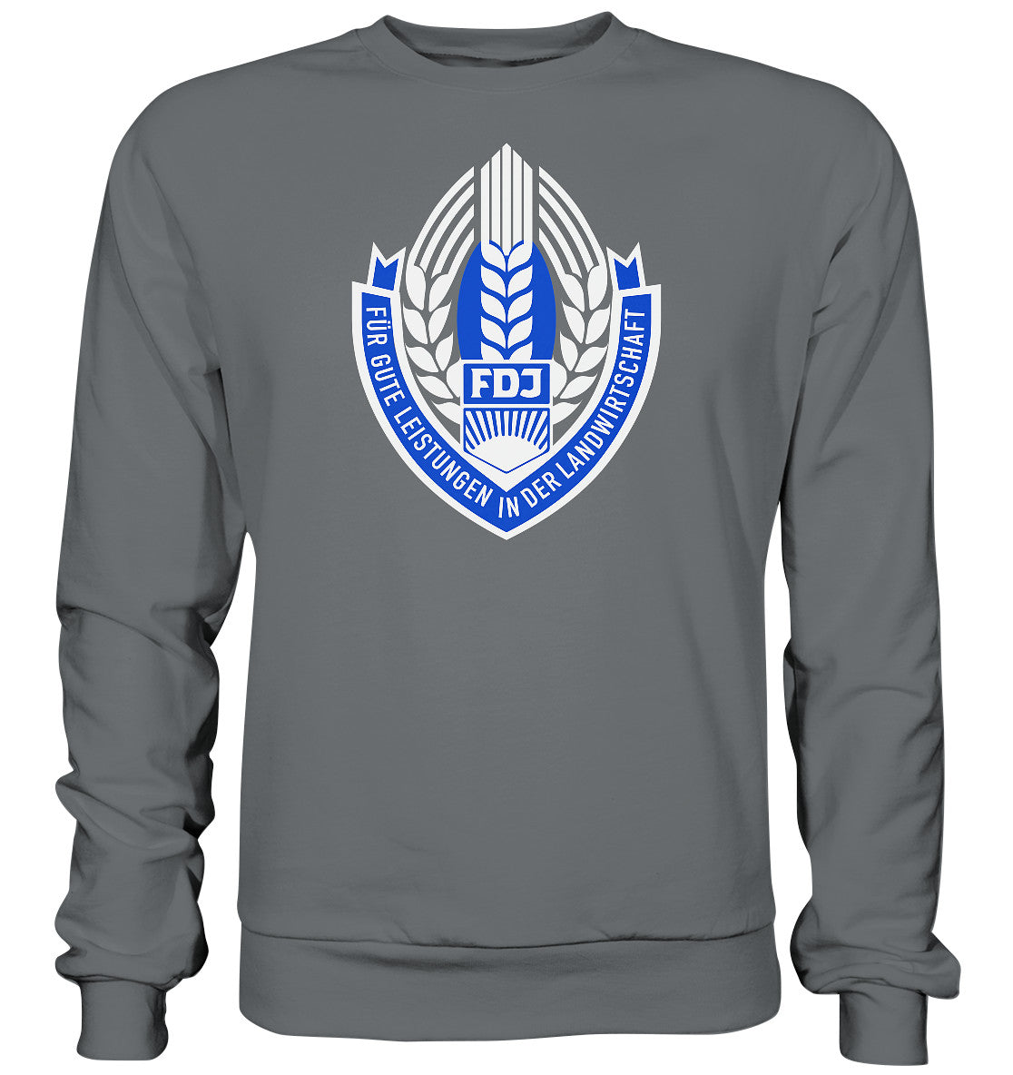 DDR Ostalgie Pullover Unisex • FDJ - FÜR GUTE LEISTUNGEN IN DER LANDWIRTSCHAFT