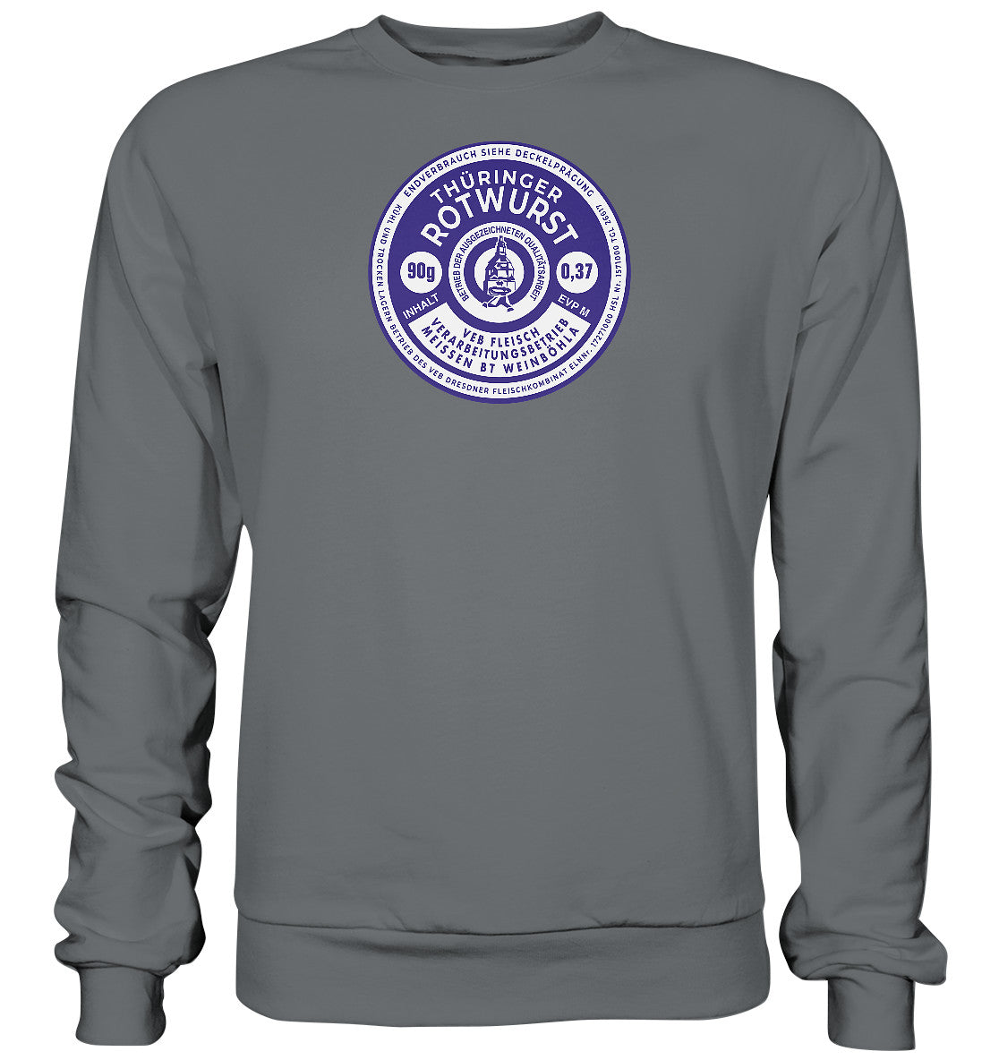DDR Ostalgie Pullover Unisex • THÜRINGER ROTWURST