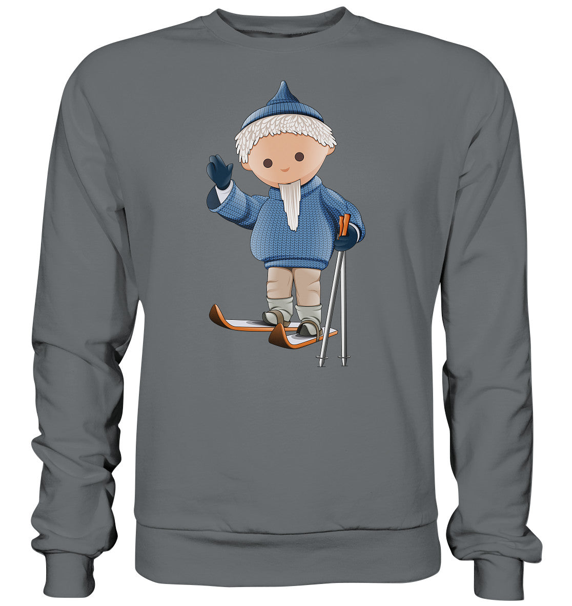 DDR Ostalgie Pullover Unisex • UNSER SANDMÄNNCHEN - AUF SKIERN (PU 422)