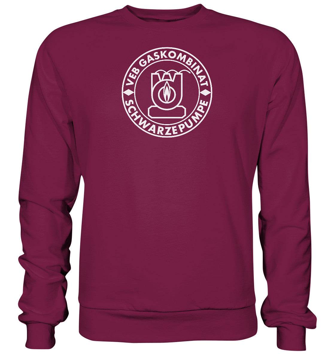 DDR Ostalgie Pullover Unisex • VEB GASKOMBINAT SCHWARZE PUMPE