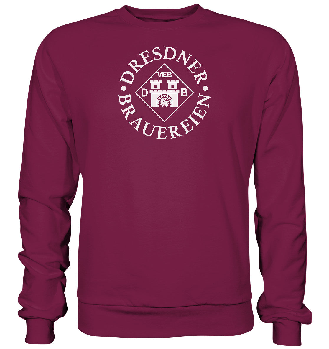 DDR Ostalgie Pullover Unisex • VEB DRESDNER BRAUEREIEN