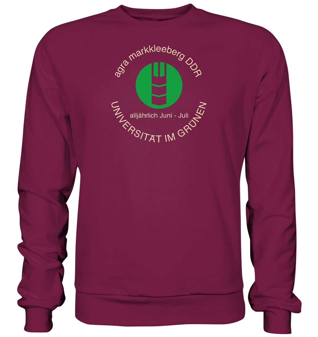 DDR Ostalgie Pullover Unisex • AGRA MARKKLEEBERG DDR
