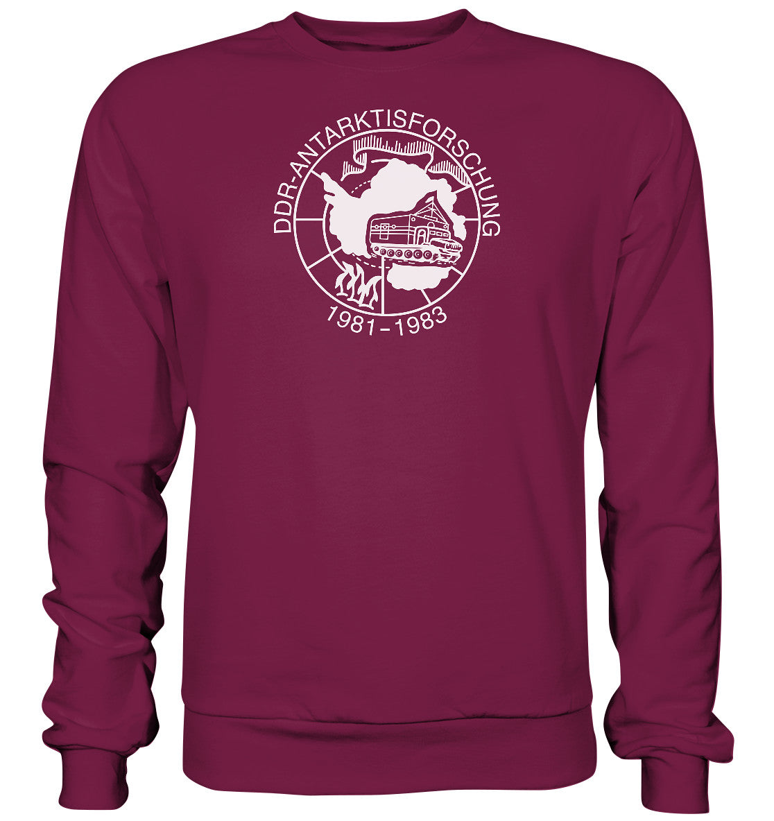 DDR Ostalgie Pullover Unisex • ANTARKTISFORSCHUNG DER DDR - 1981-1983