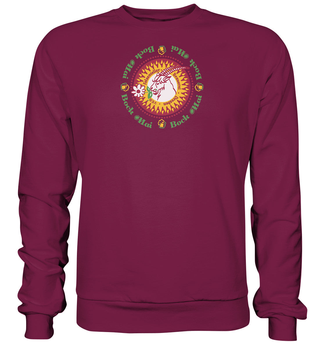 DDR Ostalgie Pullover Unisex • VEB FELSENKELLER BRAUEREI DRESDEN MAI BOCK