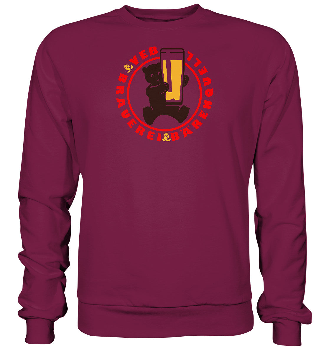 DDR Ostalgie Pullover Unisex • VEB BÄRENQUELL BERLIN BRAUEREI