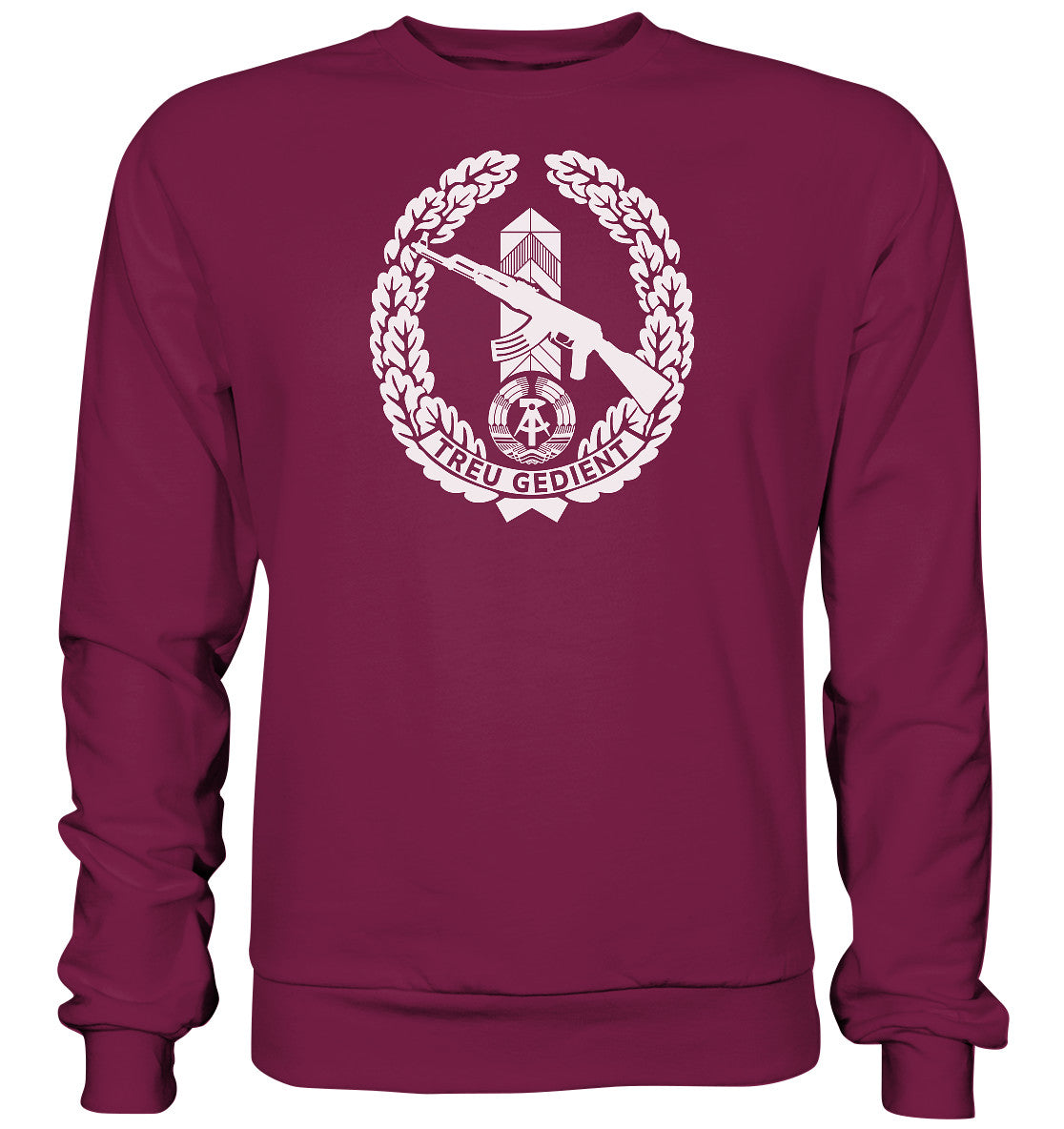 DDR Ostalgie Pullover Unisex • NVA-ORDEN - TREU GEDIENT - GRENZTRUPPEN