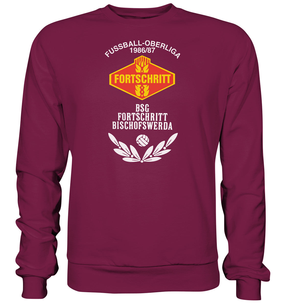 DDR Ostalgie Pullover Unisex • BSG FORTSCHRITT BISCHOFSWERDA
