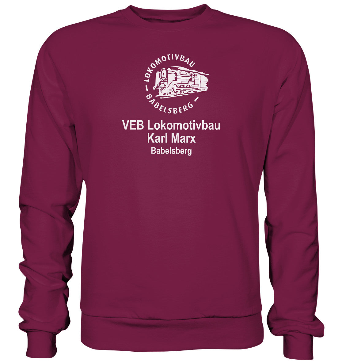 DDR Ostalgie Pullover Unisex • VEB LOKOMOTIVBAU BABELSBERG