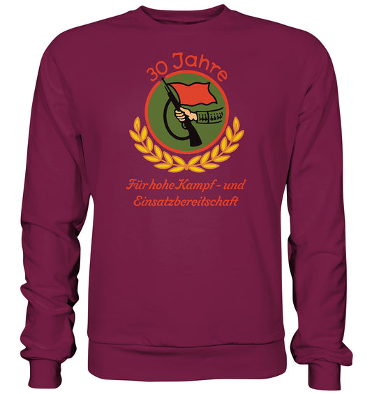 DDR Ostalgie Pullover Unisex • 30 JAHRE KAMPFGRUPPEN