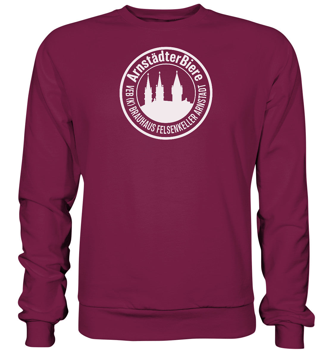 DDR Ostalgie Pullover Unisex • VEB BRAUHAUS FELSENKELLER ARNSTADT