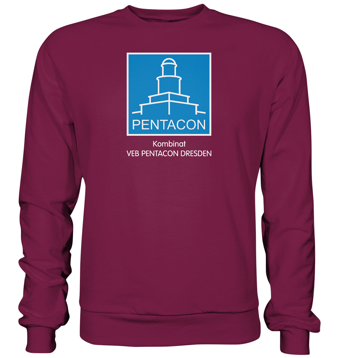 DDR Ostalgie Pullover Unisex • KOMBINAT VEB PENTACON DRESDEN