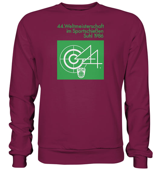 DDR Ostalgie Pullover Unisex • WELTMEISTERSCHAFT SPORTSCHIESSEN SUHL 1986