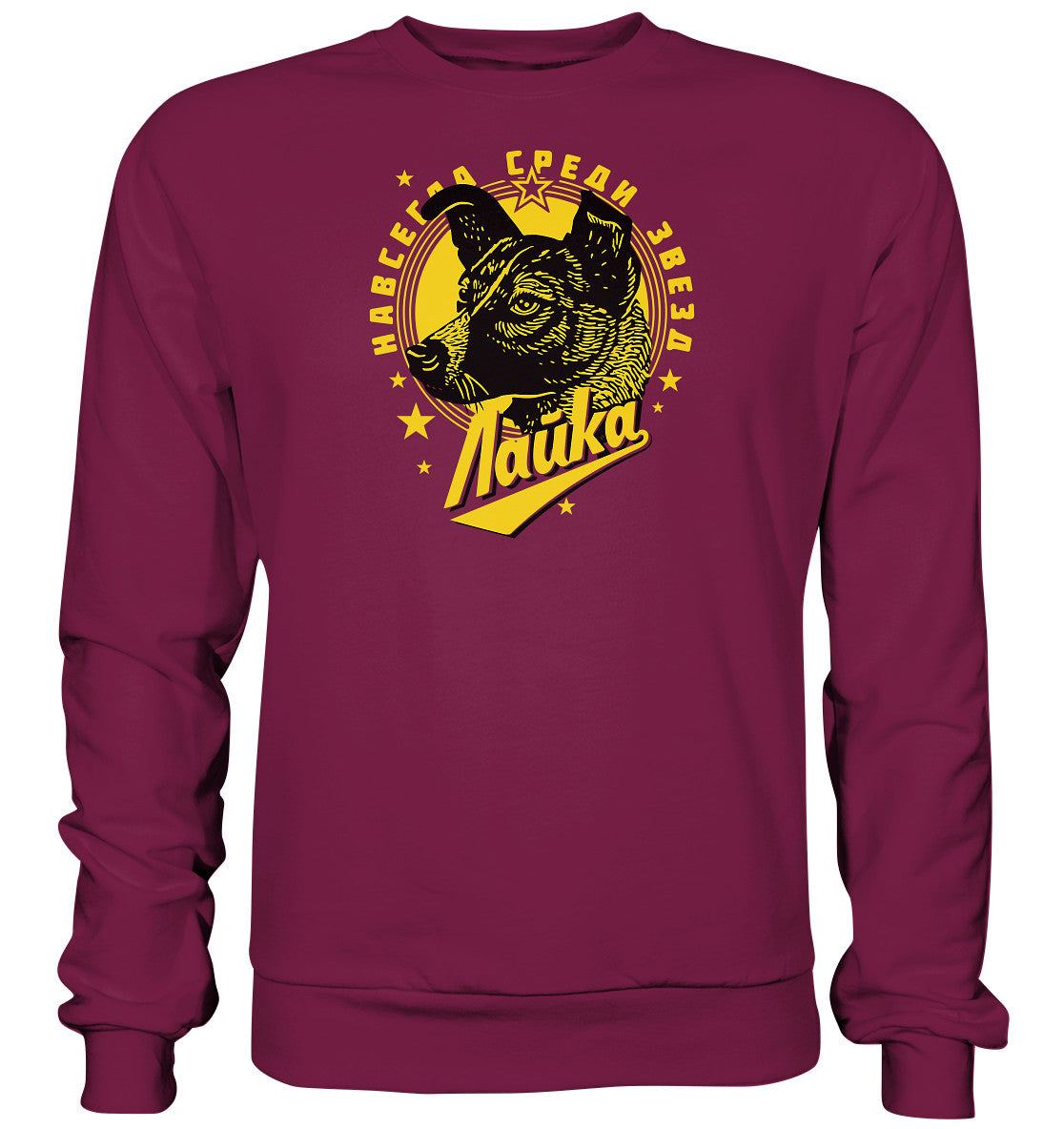 PULLOVER UNISEX • LAIKA - ERSTES LEBEWESEN IM WELTRAUM