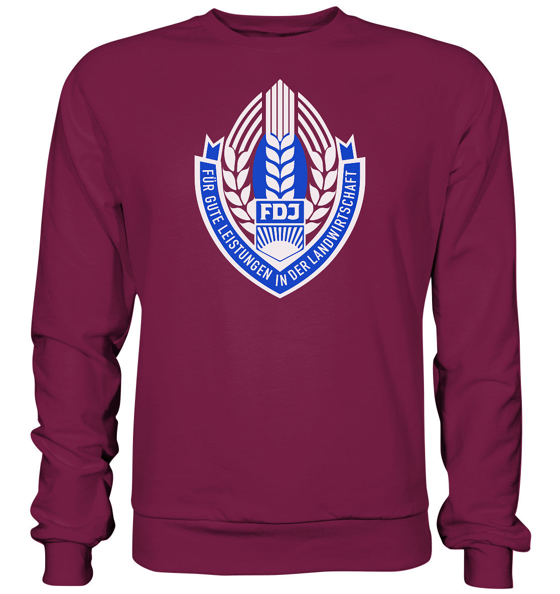 DDR Ostalgie Pullover Unisex • FDJ - FÜR GUTE LEISTUNGEN IN DER LANDWIRTSCHAFT