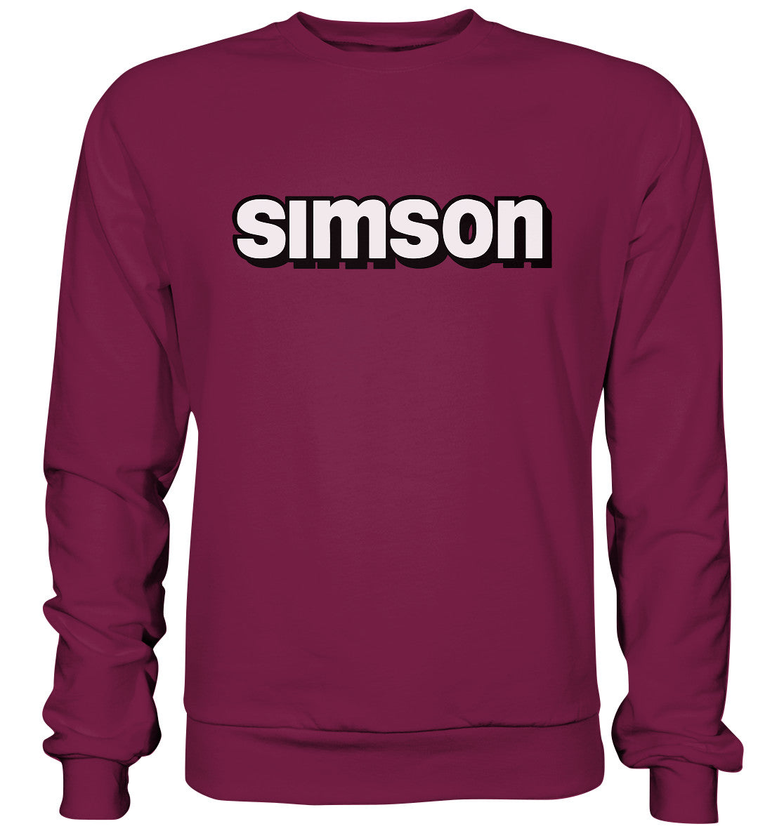 DDR Ostalgie Pullover Unisex • SIMSON - SCHRIFTZUG