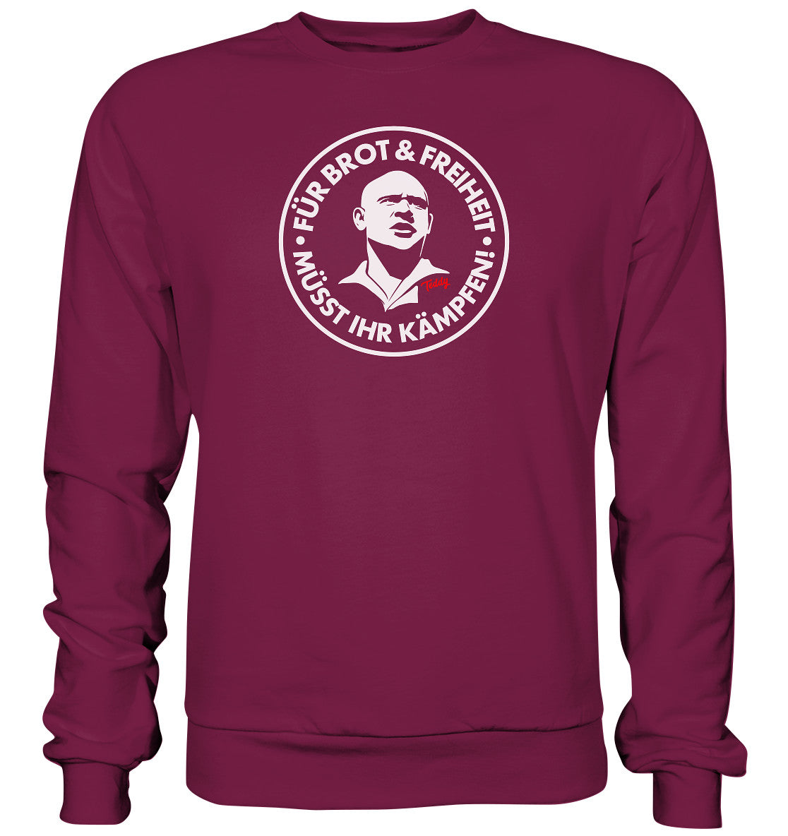 PULLOVER UNISEX • TEDDY THÄLMANN - BROT UND FREIHEIT