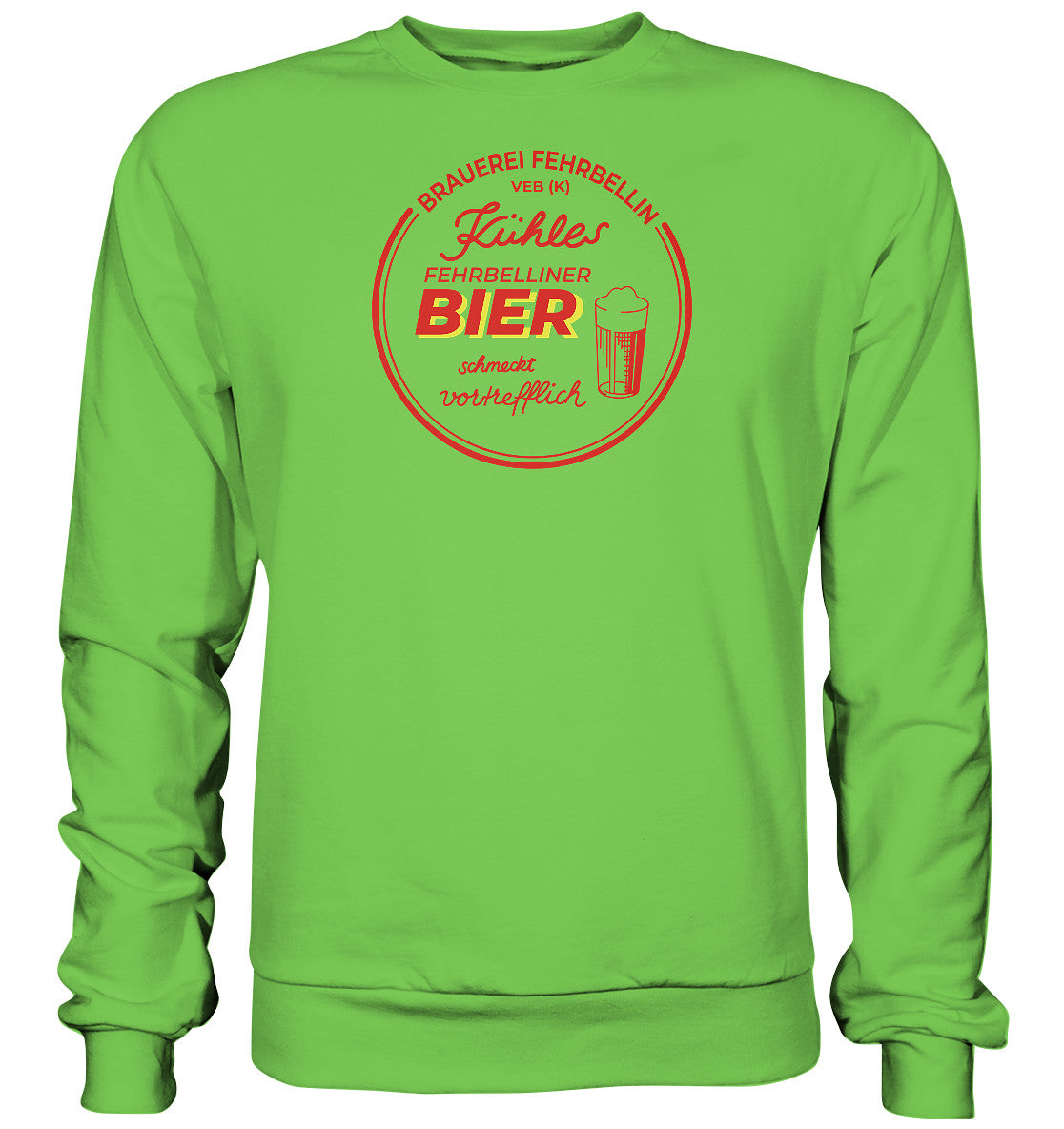 DDR Ostalgie Pullover Unisex • VEB FEHRBELLINER BIER