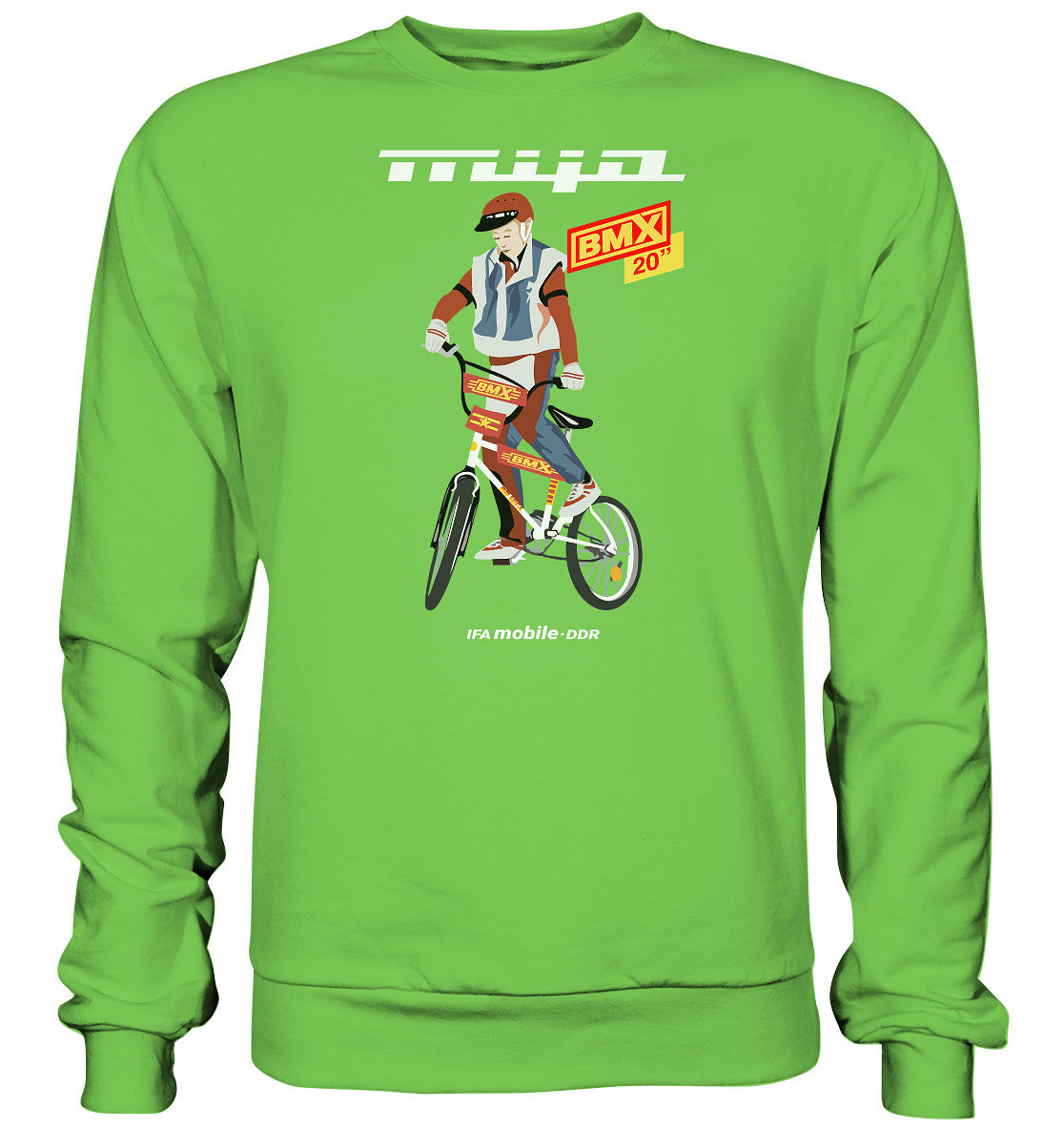 DDR Ostalgie Pullover Unisex • MIFA BMX - ORIGINAL WERBUNG
