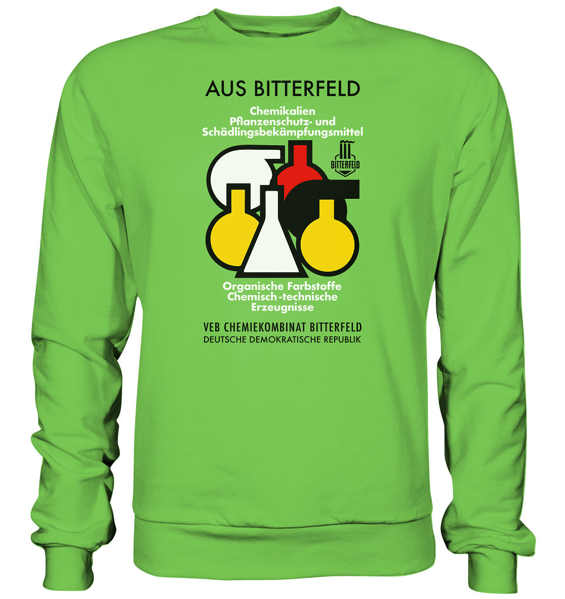DDR Ostalgie Pullover Unisex • CHEMIKALIEN AUS BITTERFELD