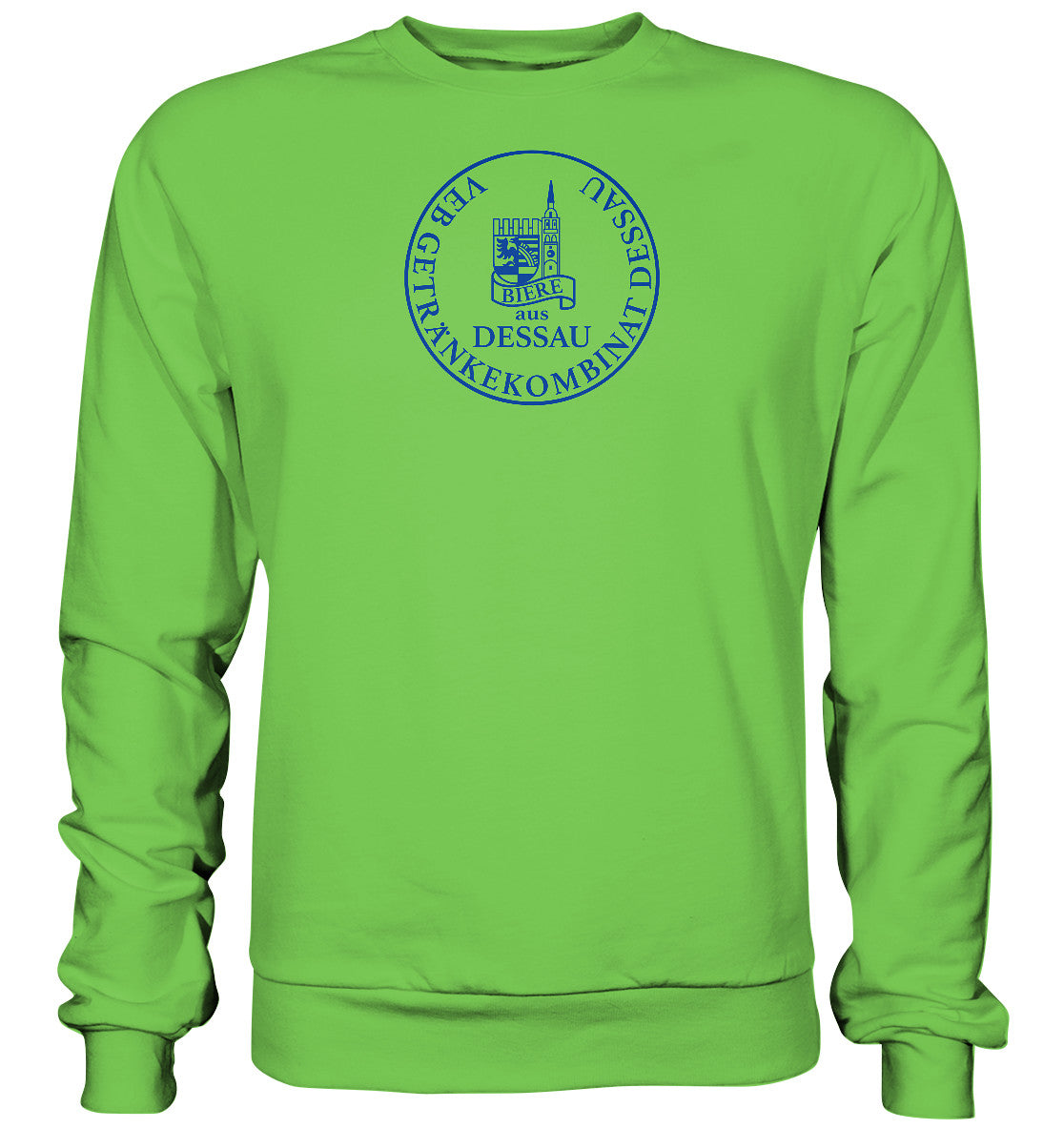 DDR Ostalgie Pullover Unisex • VEB GETRÄNKEKOMBINAT DESSAU BIERE