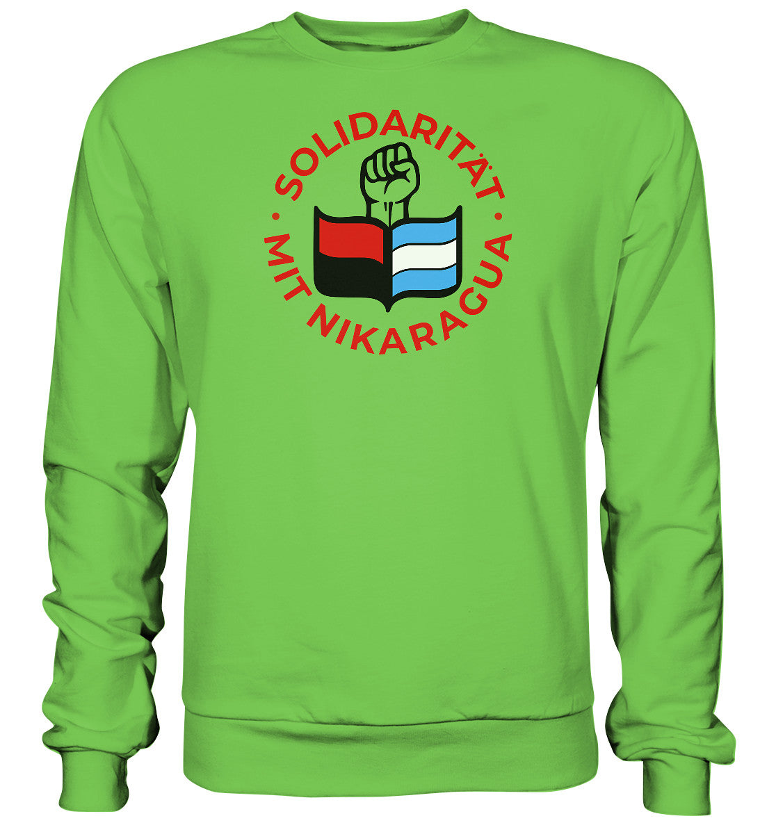 DDR Ostalgie Pullover Unisex • SOLIDARITÄT MIT NIKARAGUA