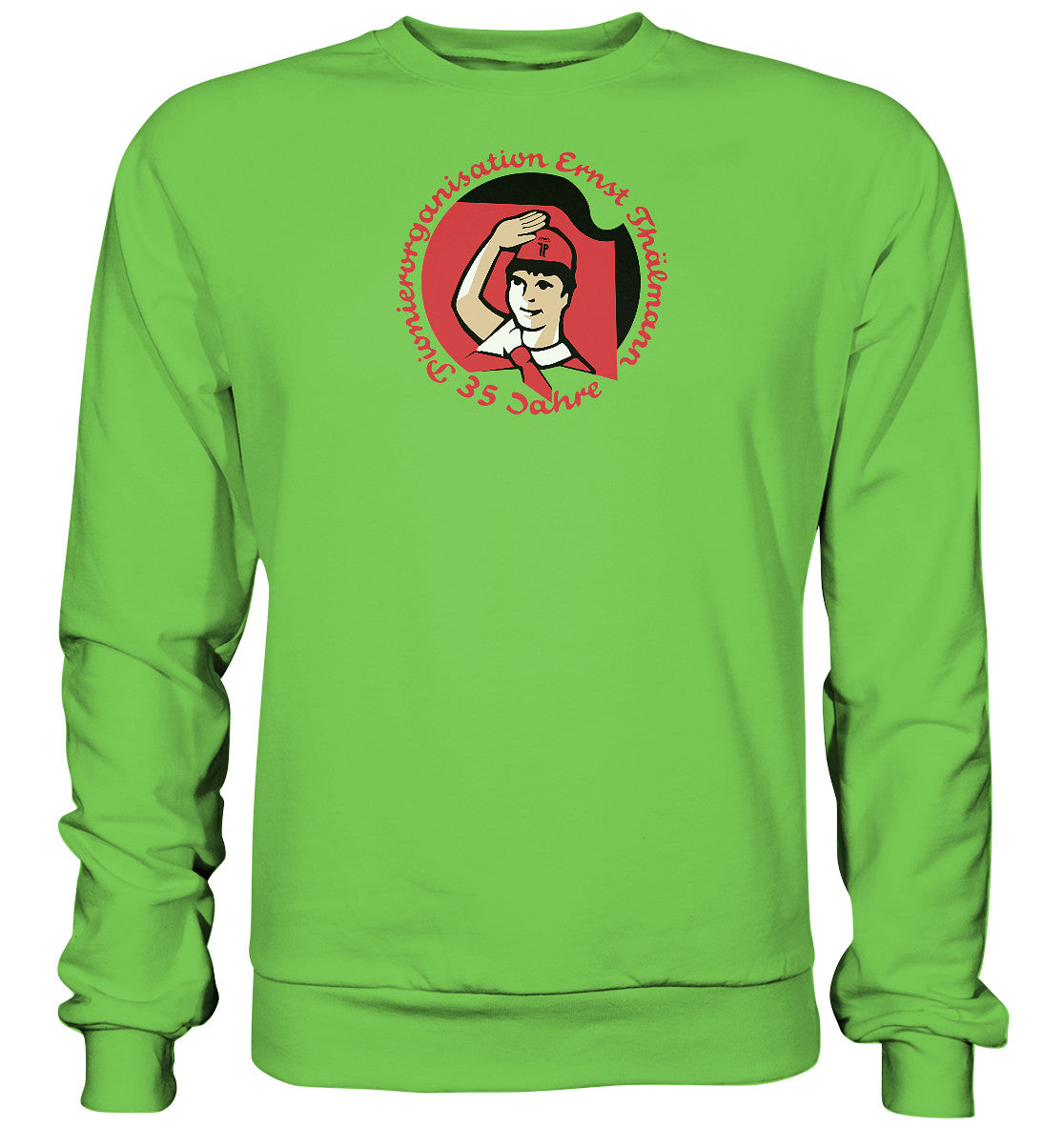 DDR Ostalgie Pullover Unisex • 35 JAHRE PIONIERORGANISATION ERNST THÄLMANN