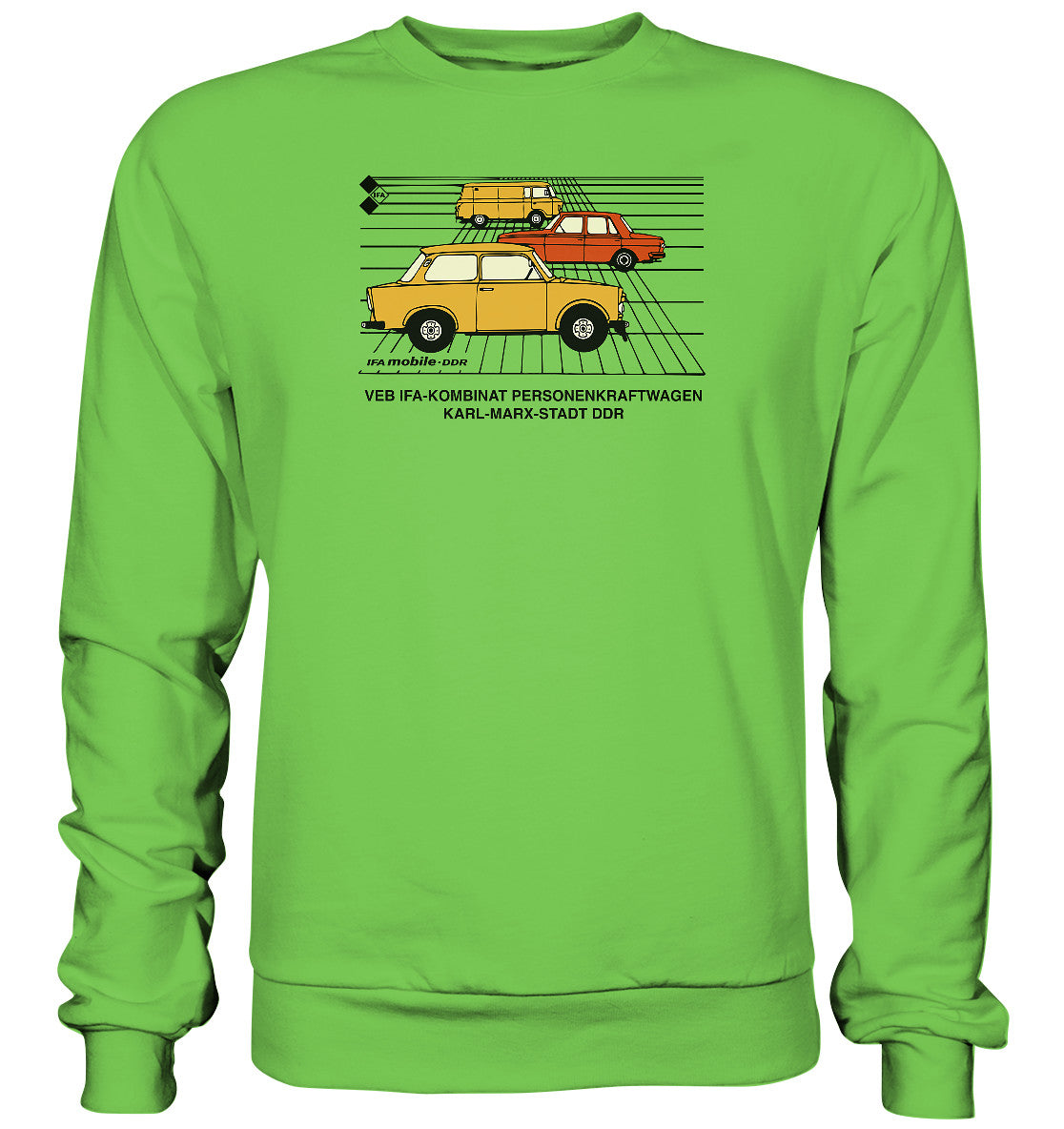 DDR Ostalgie Pullover Unisex • IFA MOBILE DDR - ORIGINALWERBUNG