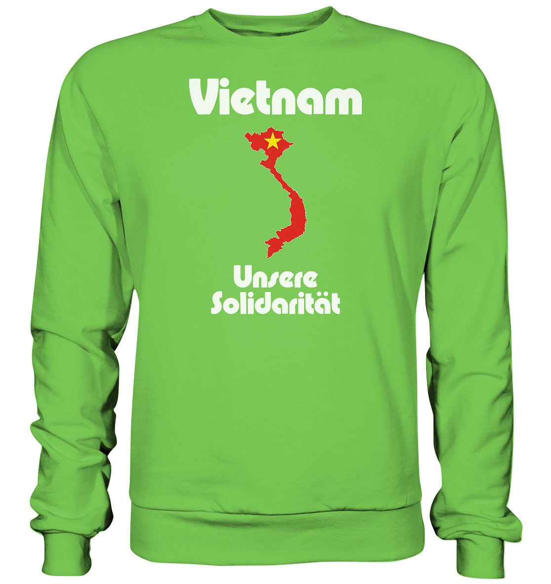 DDR Ostalgie Pullover Unisex • SOLIDARITÄT MIT VIETNAM