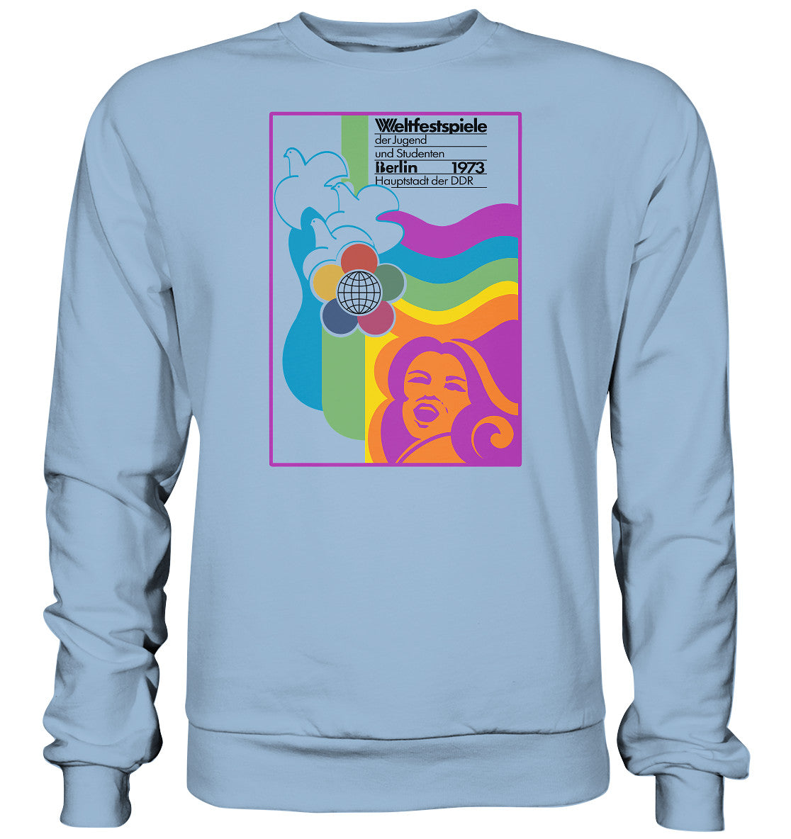 DDR Ostalgie Pullover Unisex • WELTFESTSPIELE BERLIN, DDR 1973