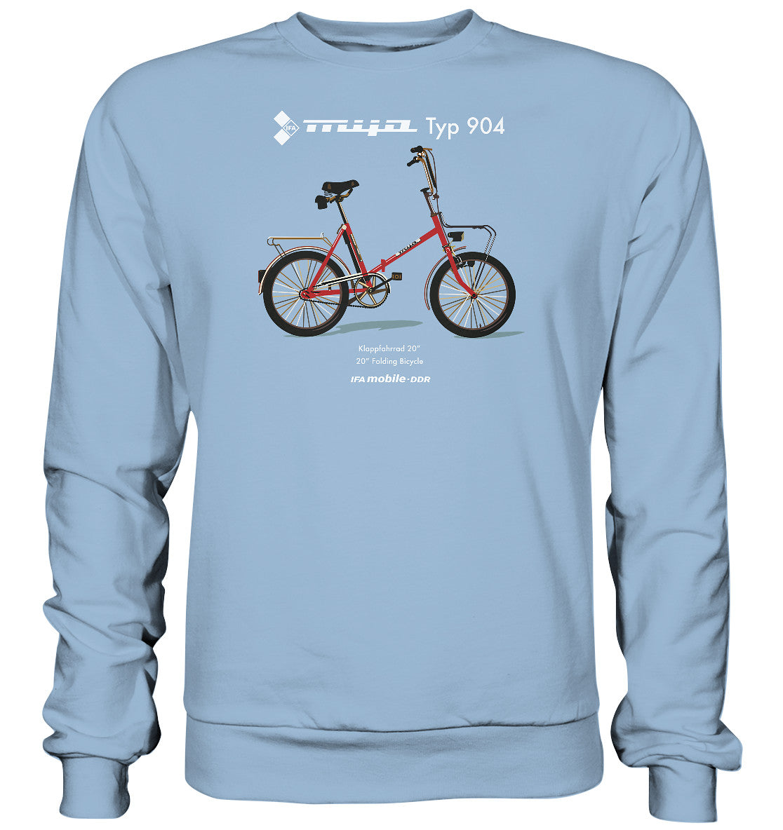 DDR Ostalgie Pullover Unisex • MIFA KLAPPRAD TYP 904 - ORIGINAL WERBUNG