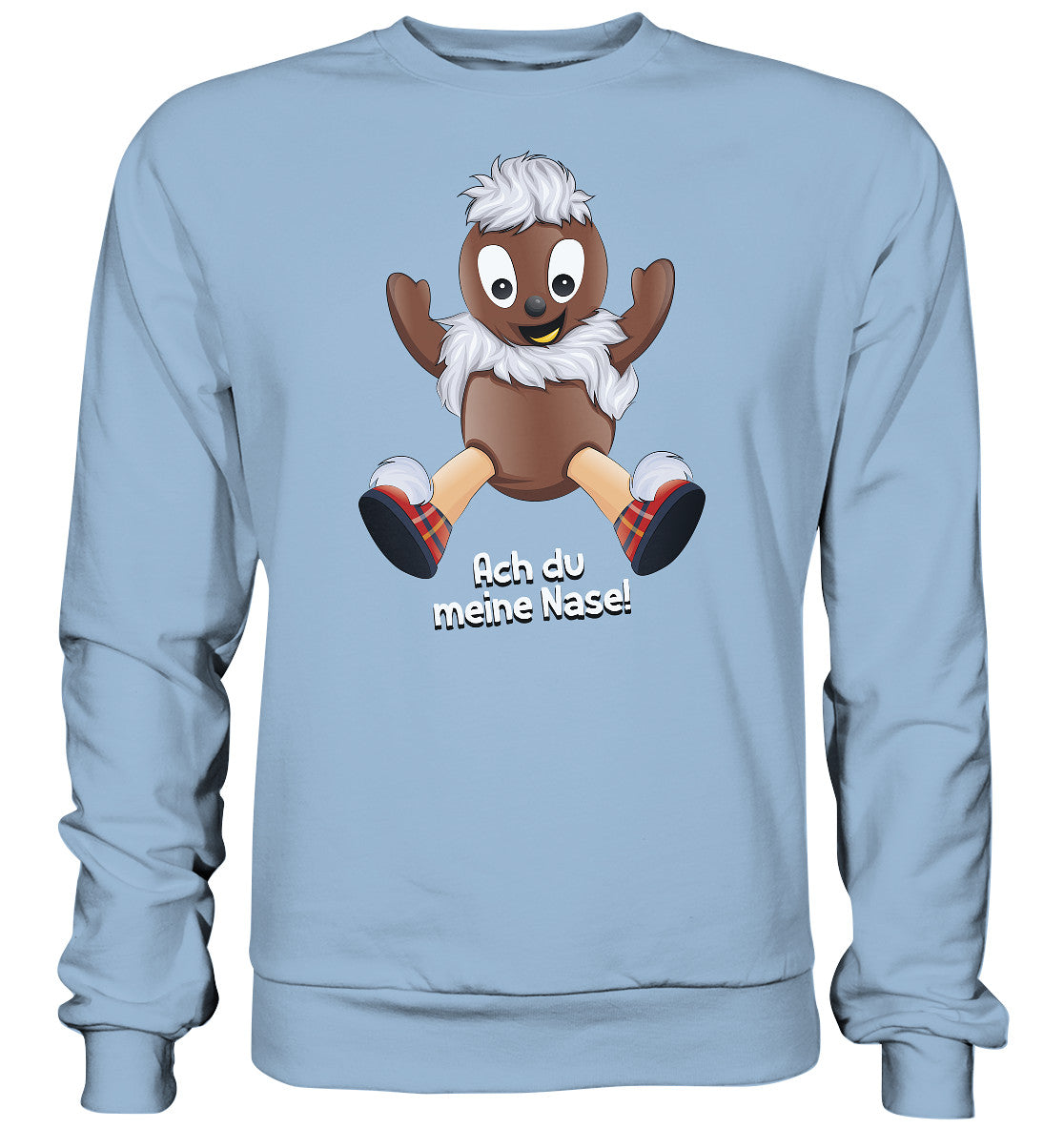 DDR Ostalgie Pullover Unisex • UNSER SANDMÄNNCHEN - PITTIPLATSCH - ACH DU MEINE NASE!