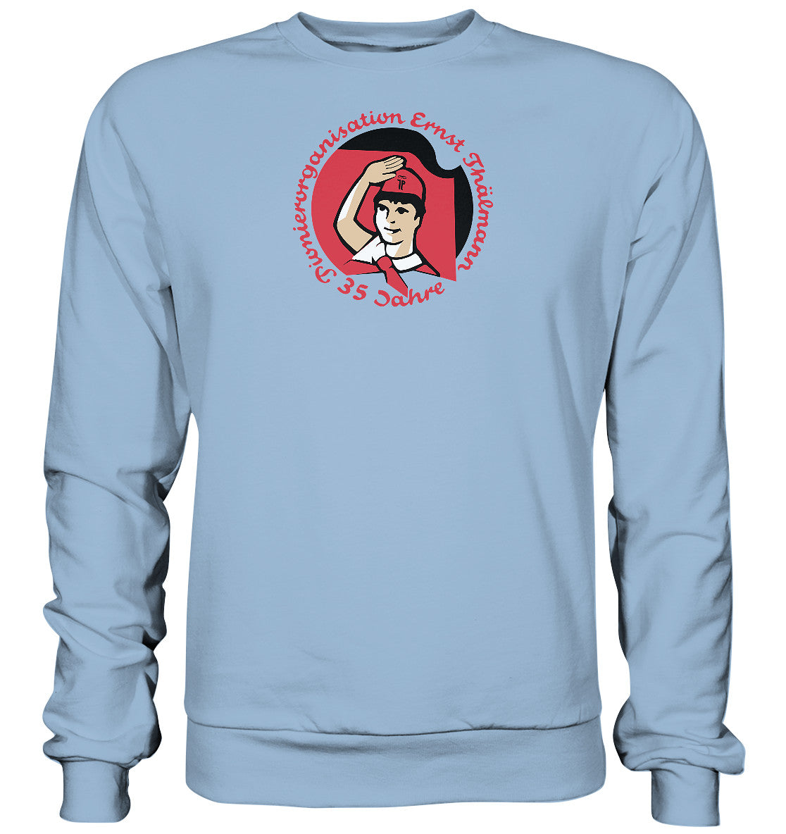 DDR Ostalgie Pullover Unisex • 35 JAHRE PIONIERORGANISATION ERNST THÄLMANN