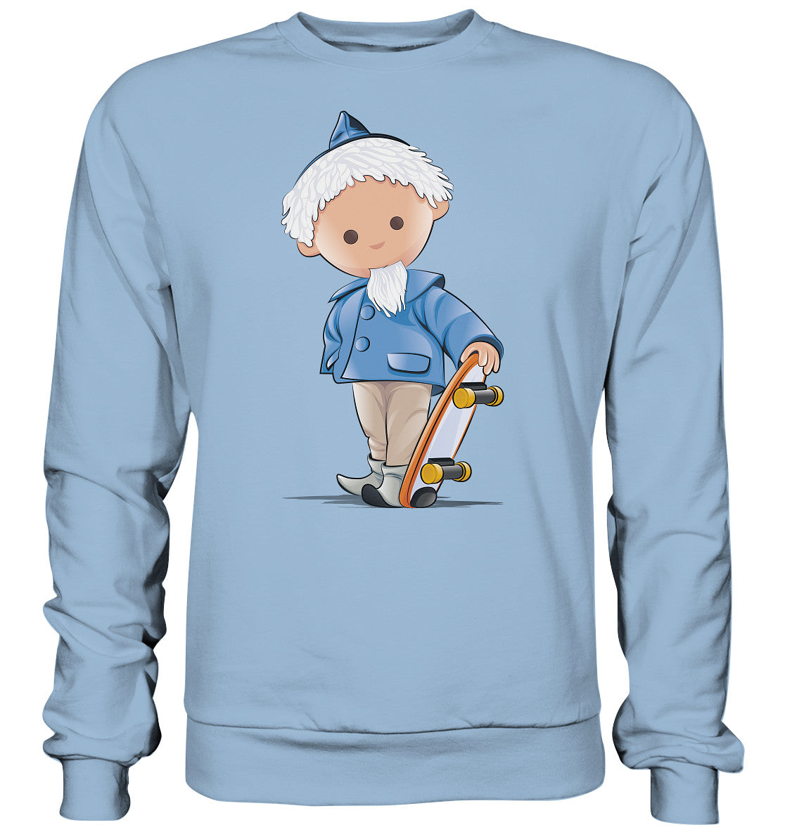 DDR Ostalgie Pullover Unisex • UNSER SANDMÄNNCHEN - ROLLBRETT-SKATER