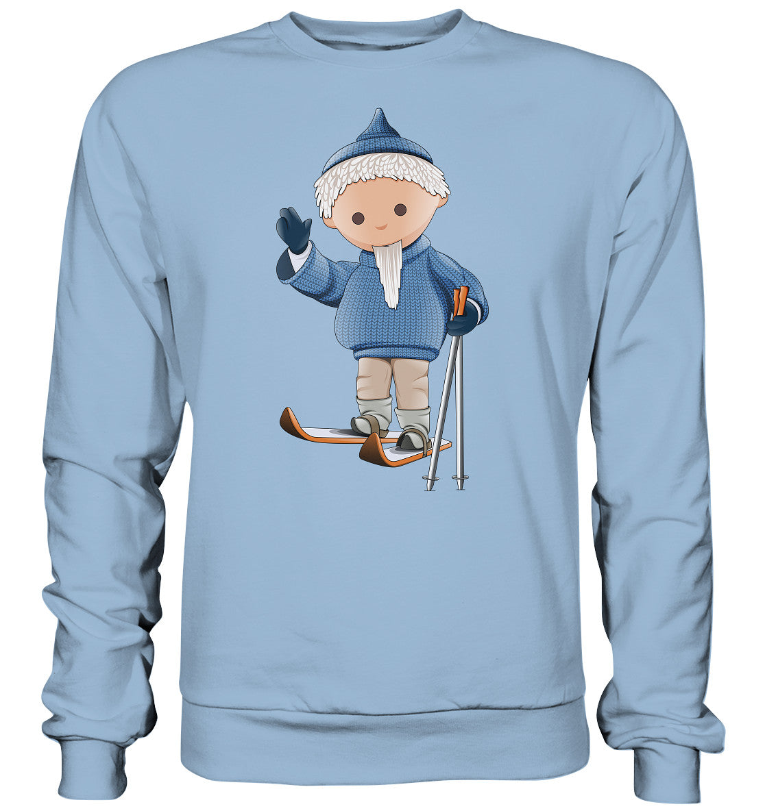 DDR Ostalgie Pullover Unisex • UNSER SANDMÄNNCHEN - AUF SKIERN (PU 422)