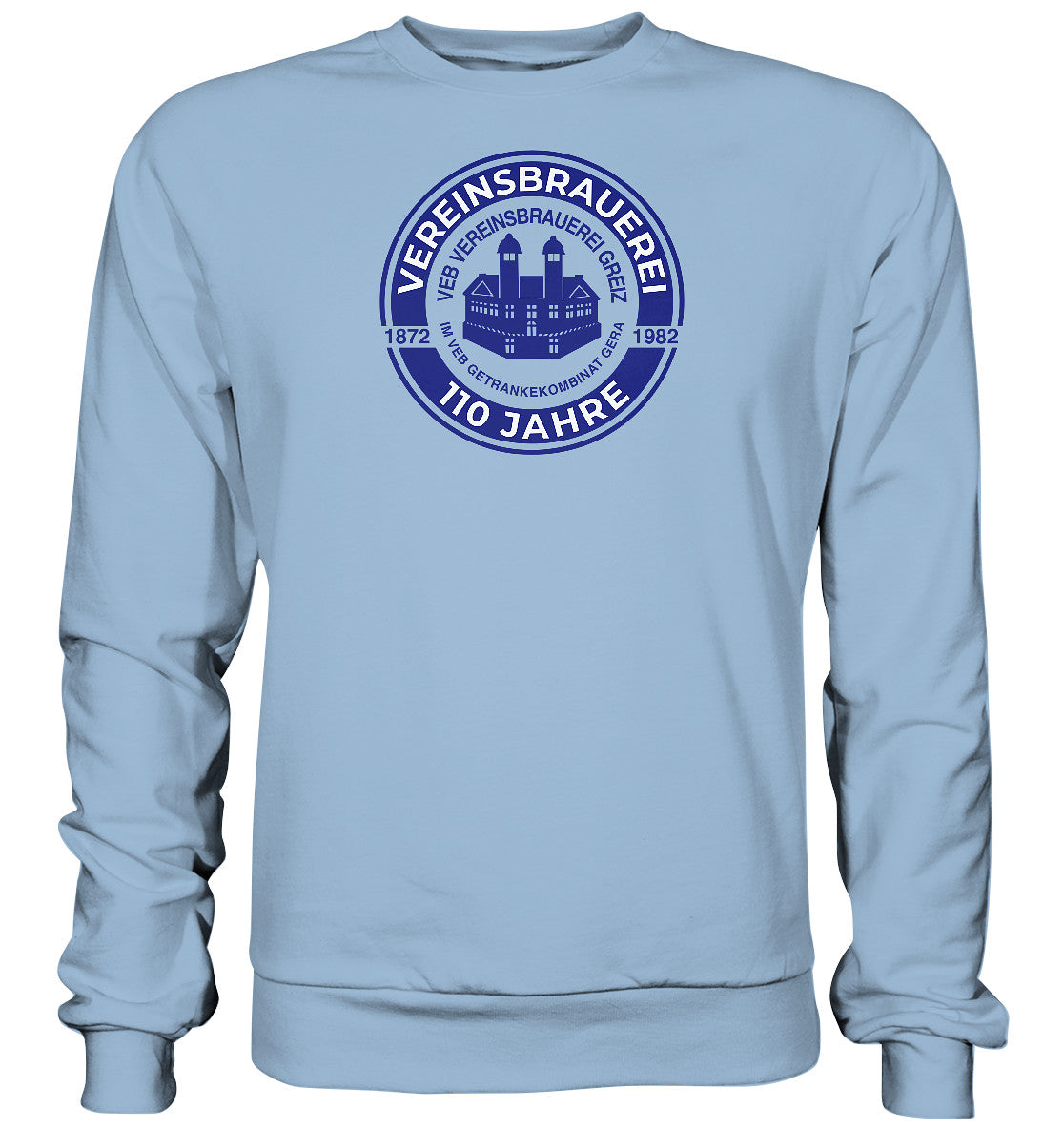DDR Ostalgie Pullover Unisex • VEB VEREINSBRAUEREI GREIZ - GETRÄNKEKOMBINAT GERA