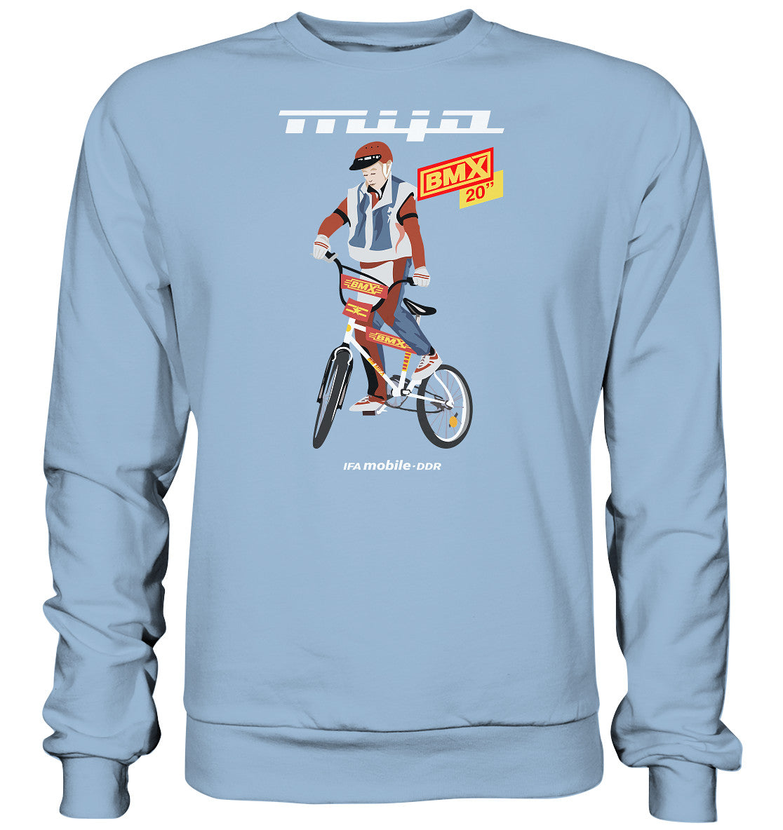 DDR Ostalgie Pullover Unisex • MIFA BMX - ORIGINAL WERBUNG