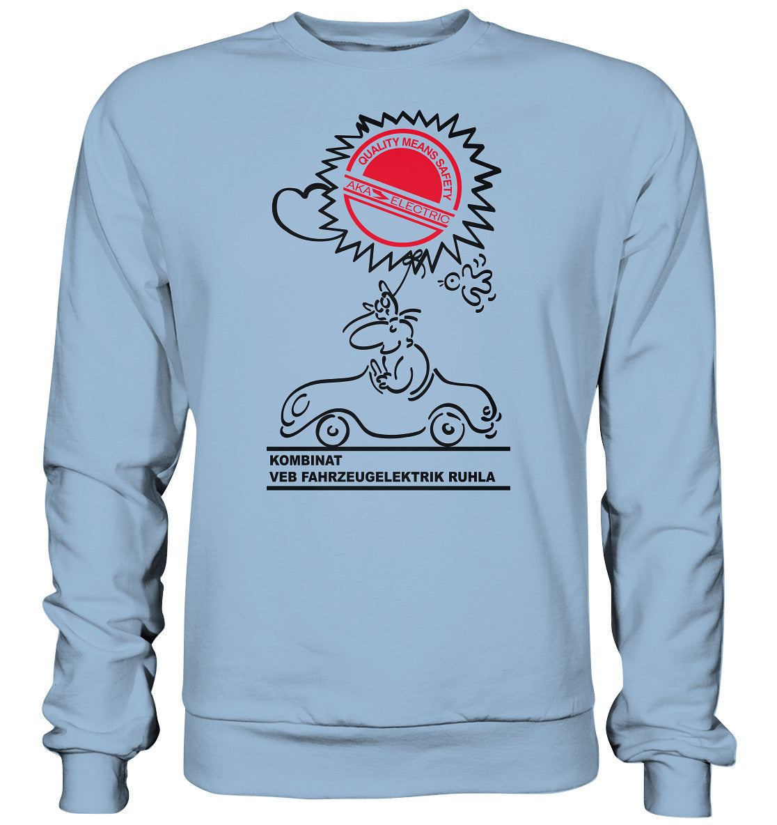 DDR Ostalgie Pullover Unisex • AKA ELEKTRIK - VEB FAHRZEUGELEKTRIK RUHLA