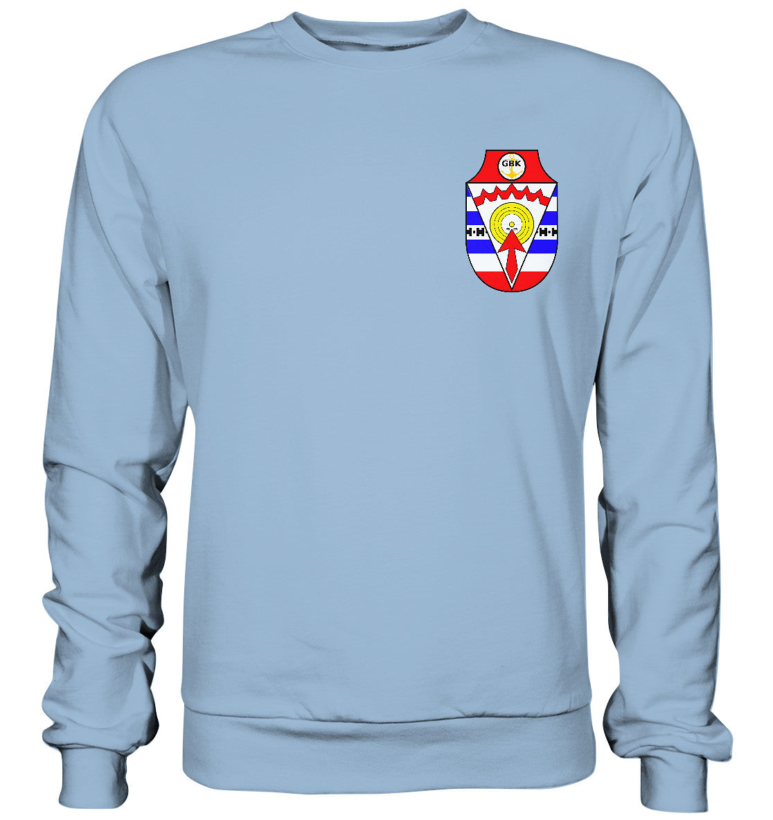 DDR Ostalgie Pullover Unisex • DDR GRENZBRIGADE KÜSTE BRUST BADGE