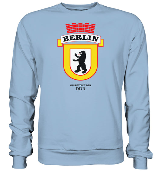 DDR Ostalgie Pullover Unisex • BERLIN - HAUPSTADT DER DDR - ORIGINAL WIMPEL