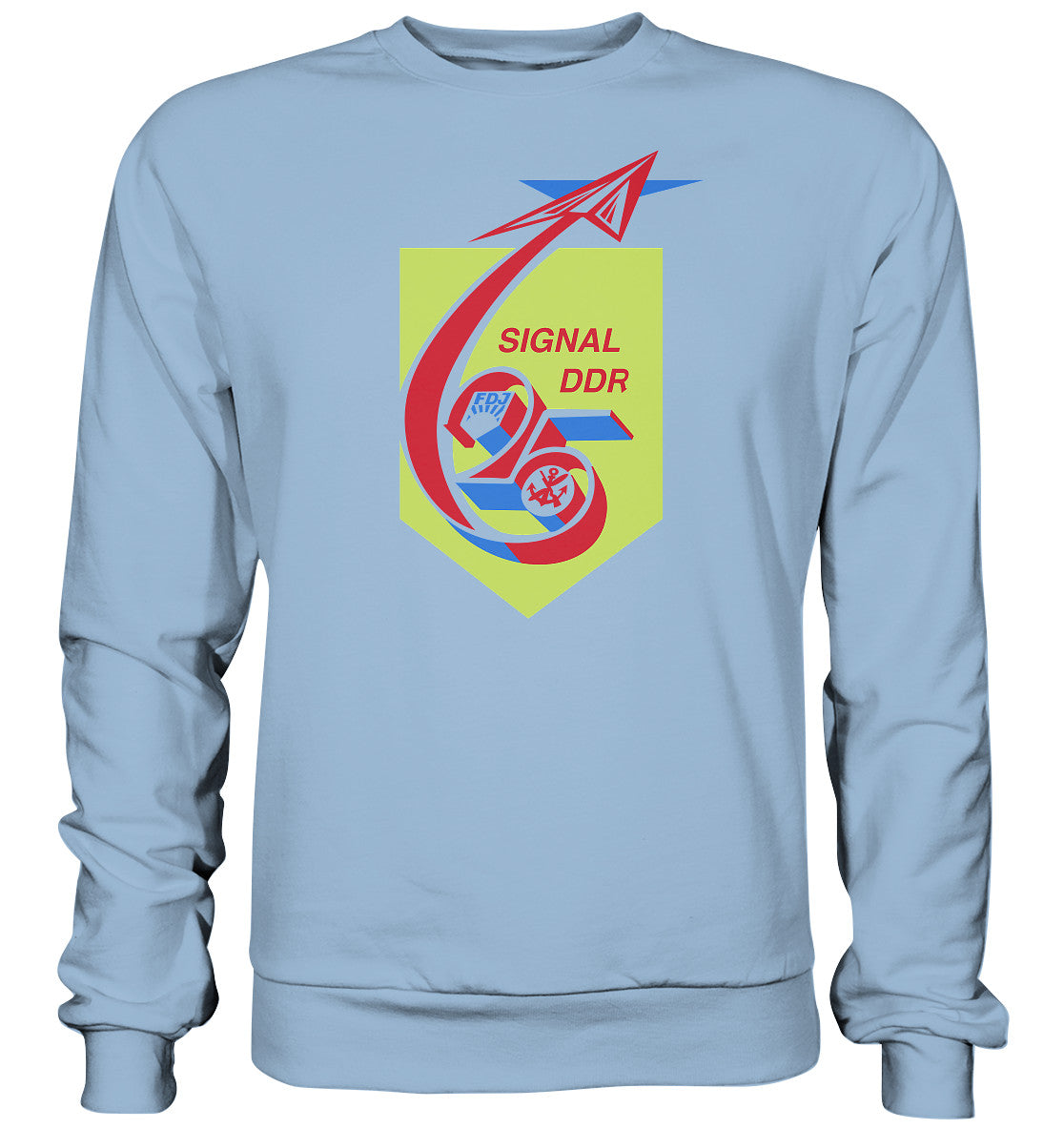 DDR Ostalgie Pullover Unisex • SIGNAL DDR 25 - FDJ, GST 1974