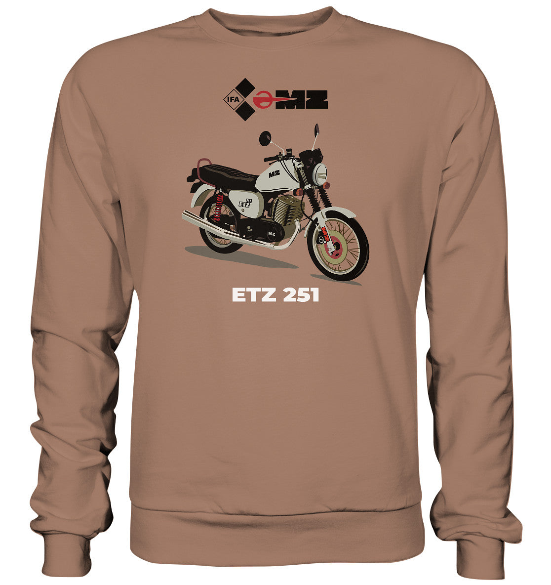 DDR Ostalgie Pullover Unisex • MZ ETZ 251 - ORIGINALWERBUNG