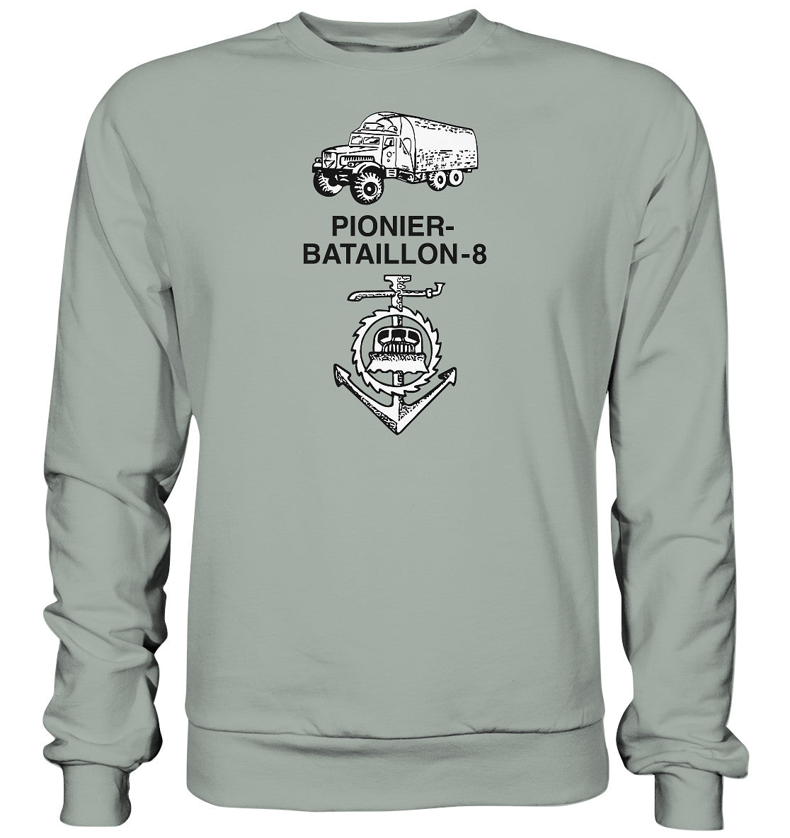 DDR Ostalgie Pullover Unisex • NVA PIONIERBATAILLON 8