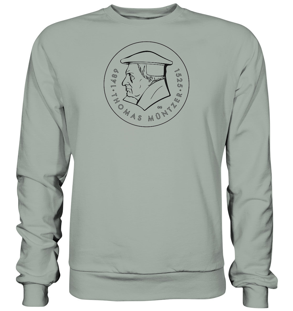 DDR Ostalgie Pullover Unisex • THOMAS MÜNTZER - DDR MÜNZE
