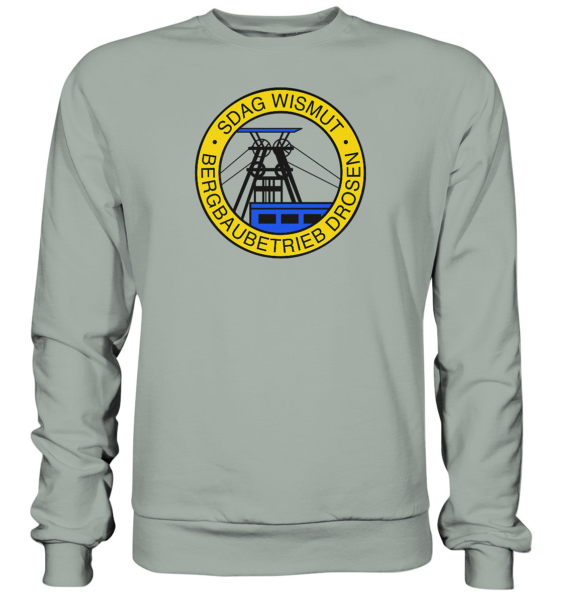 DDR Ostalgie Pullover Unisex • SDAG WISMUT - DROSEN