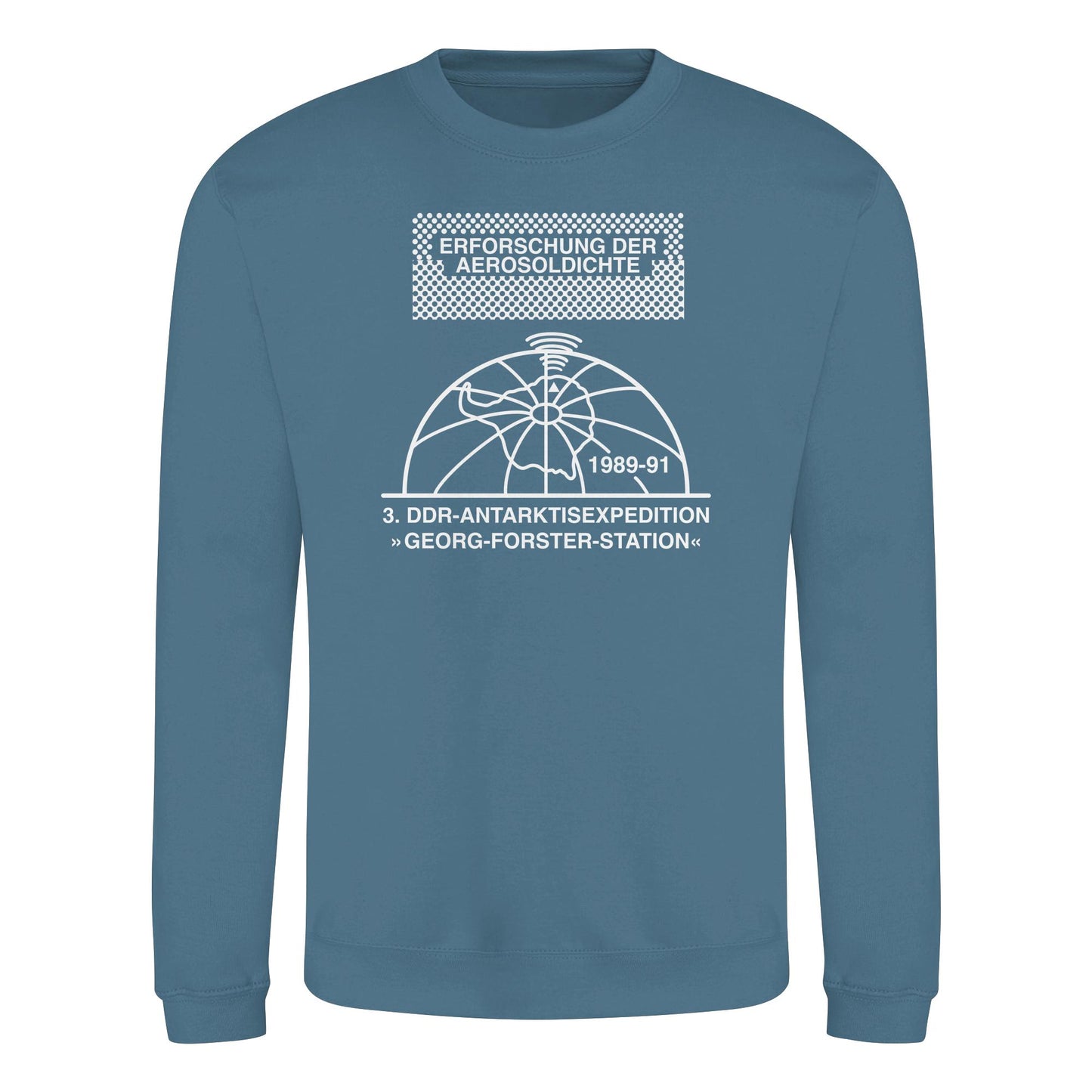 DDR Ostalgie Pullover Unisex • ANTARKTISEXPEDITION, ERFORSCHUNG DER AEROSOLDICHTE
