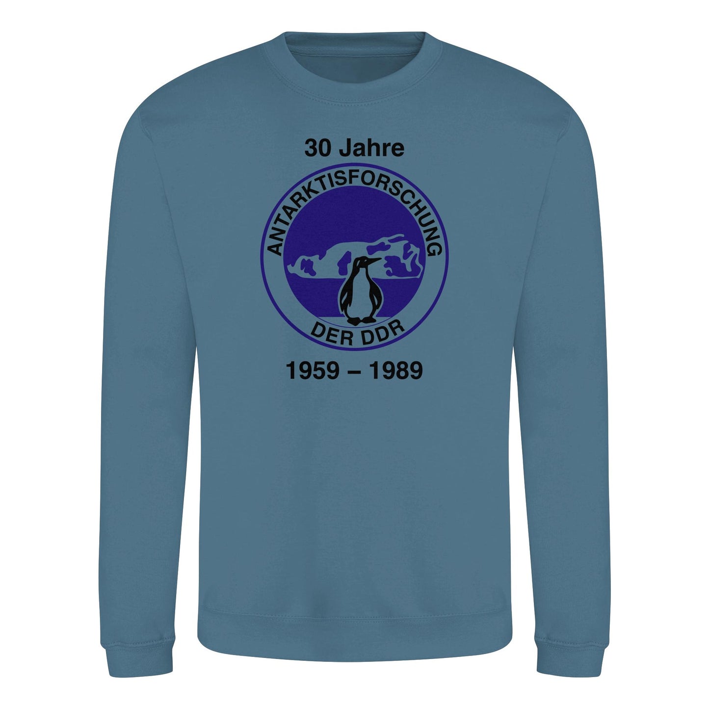 DDR Ostalgie Pullover Unisex • 30 JAHRE ANTARKTISFORSCHUNG DER DDR - 1989