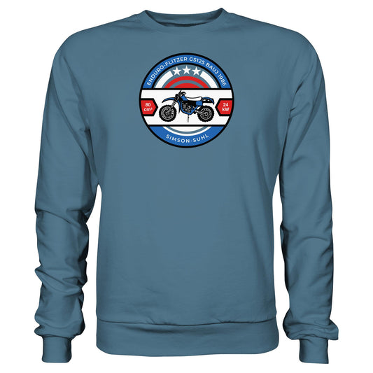 DDR Ostalgie Pullover Unisex • SIMSON ENDURO GS125 - ORIGINAL BIERDECKEL