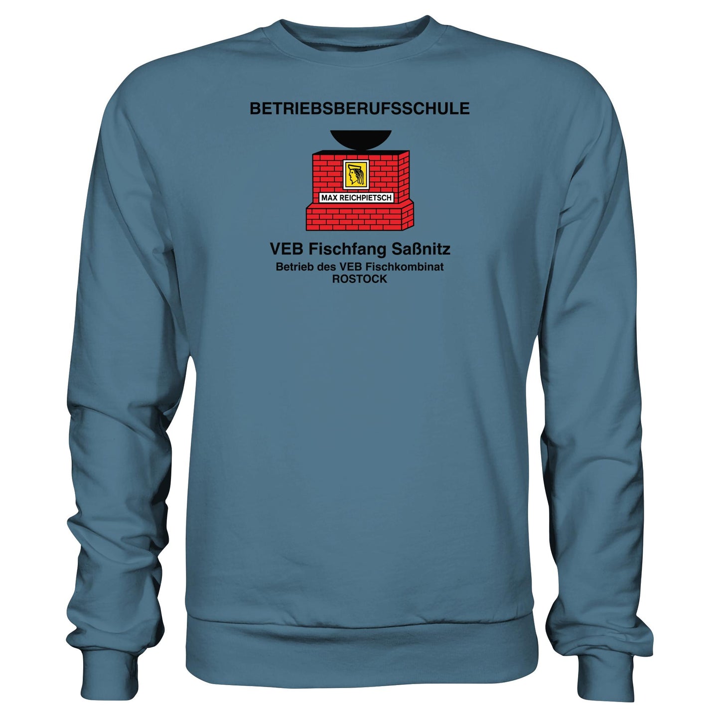 DDR Ostalgie Pullover Unisex • BETRIEBSBERUFSSCHULE MAX REICHPIETSCH