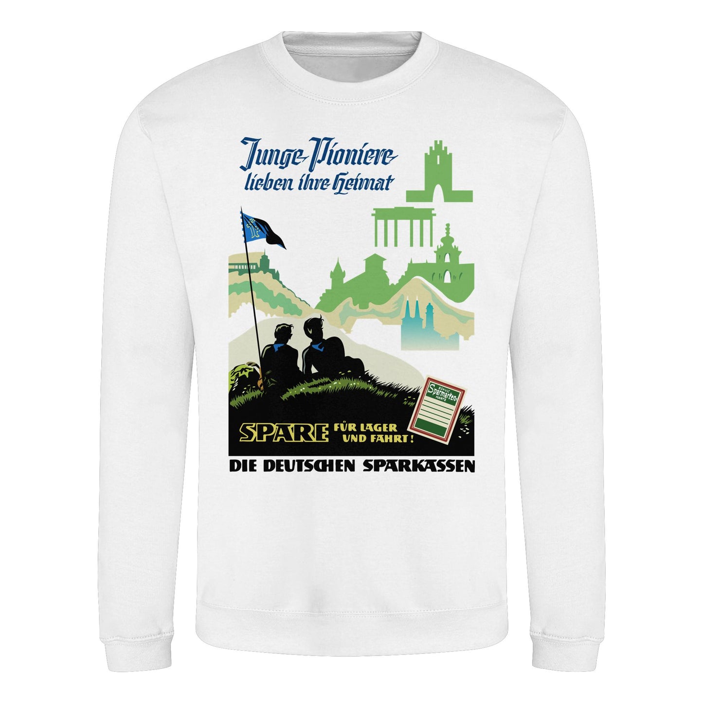 DDR Ostalgie Pullover Unisex • JUNGE PIONIERE LIEBEN IHRE HEIMAT