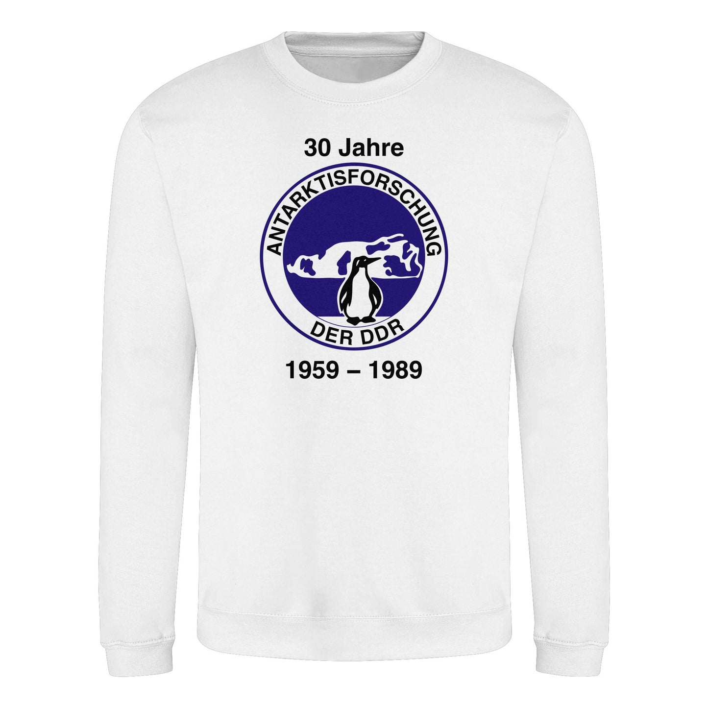 DDR Ostalgie Pullover Unisex • 30 JAHRE ANTARKTISFORSCHUNG DER DDR - 1989